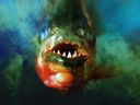 In the director's commentary for a 2004 DVD release of the film, Joe Dante reportedly revealed the source of the chilling piranha sound effect.