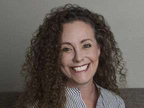 This undated photo of Julie Swetnick was released by her attorney Michael Avenatti via Twitter on Sept. 26. 2018.
