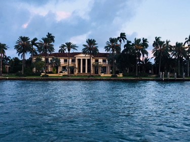 Many celebrities have mansions on Fisher Island and Star Island.