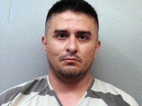 FILE - This file photo provided by the Webb County Sheriff's Office shows Juan David Ortiz, a U.S. Border Patrol supervisor who was jailed Sunday, Sept. 16, 2018, on a $2.5 million bond in Texas. Ortiz was arrested was accused of targeting women believed to be prostitutes in what prosecutors say is the work of a serial killer. He has been accused of killing four women, and prosecutors say he likely used his service weapon in the crimes. Ortiz has not yet been indicted and his attorney didn't immediately respond for comment. The Border Patrol sector in Laredo, Texas _ where two agents were accused this year of multiple murders in separate cases _ disciplined employees more over two years than any other major sector, according to data released by U.S. Customs and Border Protection Friday. (Webb County Sheriff's Office via AP, File)