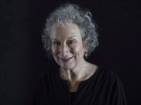 Author Margaret Atwood poses in Toronto on Wednesday, Sept.13, 2017.