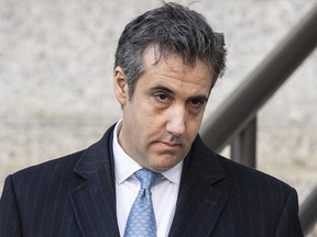 Michael Cohen, former personal attorney to President Donald Trump, exits federal court, November 29, 2018 in New York City.