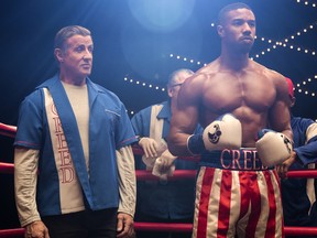 Sylvester Stallone and Michael B. Jordan.