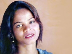Asia Bibi, a Christian who has been in prison for Pakistan for nearly 10 years and who until recently was facing execution for "blasphemy," is seen in an undated photograph obtained through the British Pakistani Christian Association. A Pakistani mullah has offered a large cash reward to anyone who kills Bibi — on the street or in detention.