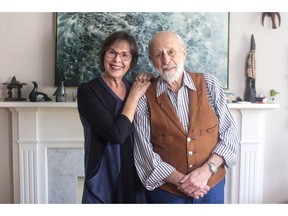 Children's entertainers Sharon Hampson and Bramwell "Bram" Morrison are pictured in Bram's Toronto home on Thursday, October 18, 2018.