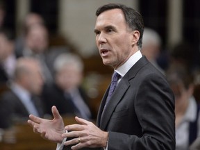 Minister of Finance Bill Morneau responds to a question during Question Period in the House of Commons Thursday November 22, 2018 in Ottawa.