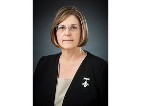 2018 National Silver Cross Mother, Anita Cenerini is seen in this undated handout photo. A woman who lost her son to suicide months after he served with the Canadian military in Afghanistan has been named this year's Silver Cross Mother. Thomas Welch, was an infantryman and member of the 3rd Battalion based in Petawawa, Ont., who killed himself less than three months after returning from Afghanistan.