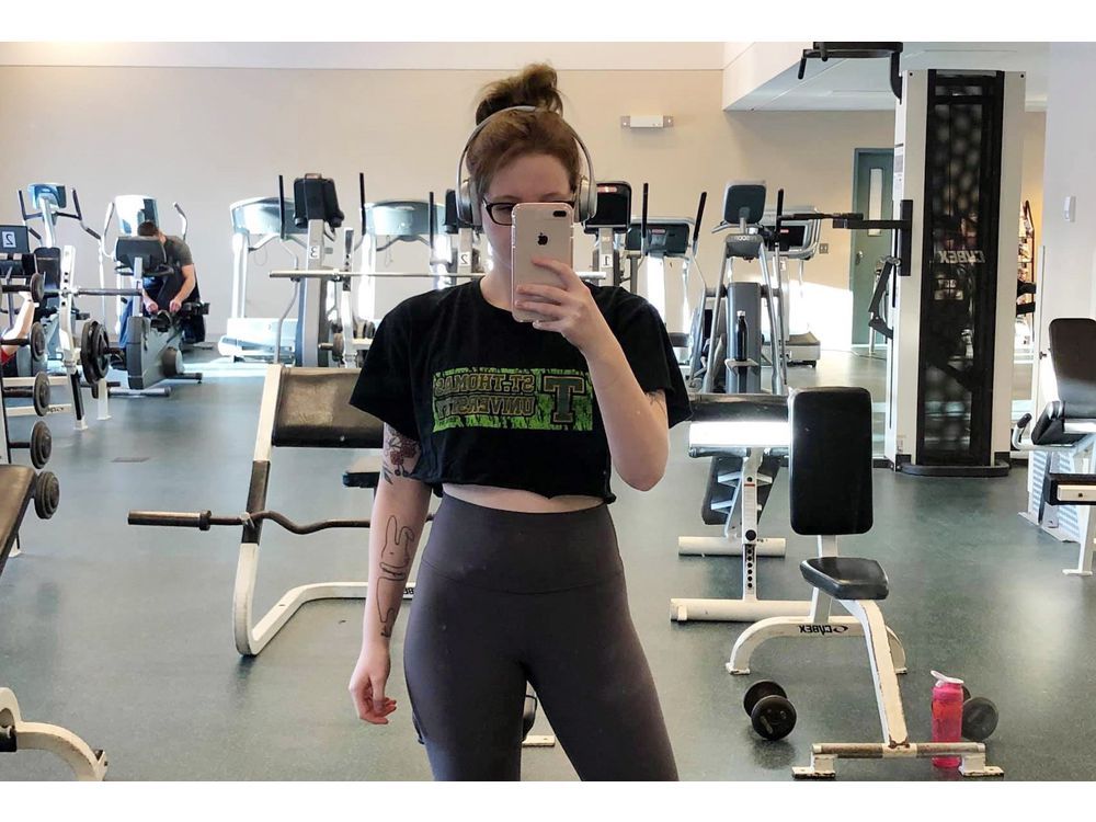 PEI student says her gym outfit — a crop top — was called too