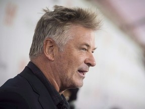 Actor Alec Baldwin chats to reporters on the red carpet for the premiere of the film "The Public" during the 2018 Toronto International Film Festival in Toronto on Sunday, September 9, 2018. Baldwin has donated his performance fee back to The Owen Hart Foundation for a November 30th charity event.