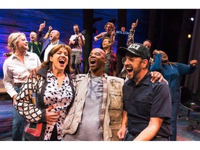 Mirvish Productions is giving theatregoers an extra nine weeks to catch the Tony-winning Canadian musical "Come From Away" in Toronto near year. The cast of "Come From Away," are shown in a 2016 handout photo.
