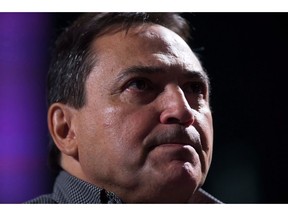 Assembly of First Nations National Chief Perry Bellegarde pauses while speaking to a delegate during the AFN annual general assembly, in Vancouver on Thursday, July 26, 2018. Bellegarde is calling the forced sterilization of Indigenous women a "gross human rights violation" that must immediately come to an end.