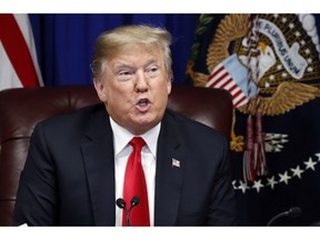 His detractors may feel differently, but Donald Trump's scorched-earth approach to international trade is not the main reason General Motors is shuttering plants and slashing thousands of jobs in Canada and the United States. President Donald Trump speaks during a roundtable discussion on the First Step Act, in Gulfport, Miss., Monday, Nov. 26, 2018.