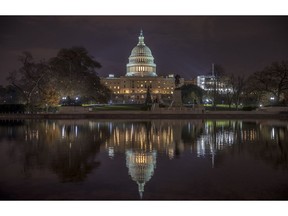The Capitol is seen early morning in Washington, Friday, Nov. 30, 2018.