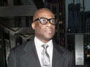 Judge Donald McLeod outside the Toronto building where an Ontario Judicial Council hearing into his conduct is taking place, Nov. 30, 2018.