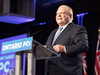 Ontario Premier Doug Ford addresses the Ontario PC convention in Toronto on Nov. 16 , 2018.