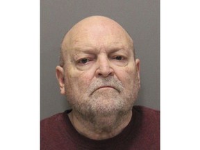 In this Nov. 20, 2018 photo released by the Santa Clara County Sheriff's Office is John Arthur Getreu. Northern California authorities say they have cracked a 45-year-old murder case using the same publicly available DNA database investigators accessed to arrest alleged serial killer Joseph DeAngelo. The Santa Clara County sheriff's department said Wednesday that officers arrested 74-year-old John Arthur Getreu on suspicion of killing 21-year-old Leslie Perlov in 1973. (Santa Clara County Sheriff's Office via AP)