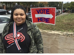 Mylandria Ponder, 26, is a would-be first-time voter who went to the her polling place in Atlanta on Tuesday, Nov. 2, 2018, but left after waiting 80 minutes and not yet casting a ballot. Long lines and malfunctioning machines marred the early hours of voting in some precincts across the country Tuesday; some of the biggest problems were in Georgia.