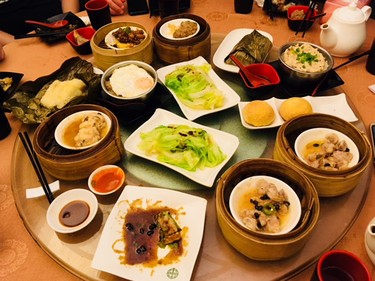 The Tim Ho Wan restaurant in Hong Kong serves up a nice mix of dishes for dim sum.