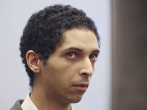 FILE - In this May 22, 2018, file photo, Tyler Barriss, of California, appears for a preliminary hearing in Wichita, Kan. Barriss is accused of making a hoax phone call that led police to fatally shoot an unarmed man in Wichita, Kan., in December 2017. Barris is set to change his plea in federal court.