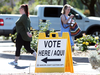 Voters go to a polling place to cast their ballot during the midterm elections on Nov. 6, 2018 in Phoenix, Arizona.