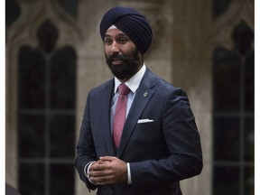 Liberal MP Raj Grewal rises in the House of Commons in Ottawa on June 3, 2016. Raj Grewal's sudden resignation as a Liberal MP was prompted by a gambling problem, according to the Prime Minister's Office. Grewal, who represented the riding of Brampton East, announced his immediate resignation Thursday, citing unspecified personal and medical reasons.