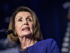 Nancy Pelosi, seen speaking at a midterm election watch party, could become a foil to Donald Trump.