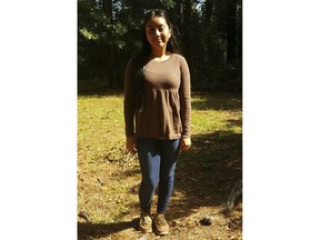 This photo provided by the FBI shows Hania Noelia Aguilar. Family members say the eighth-grader went outside Monday, Nov. 5, 2018, morning to start a relative's SUV to prepare to leave for the bus stop. Police say a man then forced her into a green Ford Expedition with the South Carolina license plate NWS 984 and drove off. The FBI says any video from the area could be helpful even if it doesn't show the suspect vehicle. An Amber Alert was issued, and the FBI is offering a $15,000 reward. (FBI via AP)