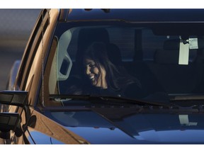 Former Pennsylvania Attorney General Kathleen Kane arrives at the Montgomery County Correctional Facility in Eagleville, Pa., to begin serving a 10- to 23-month perjury sentence, Thursday, Nov. 29, 2018.
