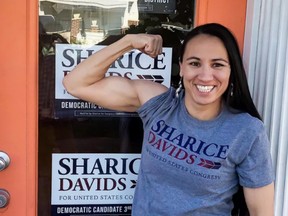 The newly-elected Sharice Davids.