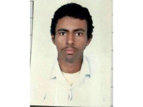 This undated photo provided by the Saleh family shows Ziad Elwiya, who is one of seven men killed after a drone struck their vehicle with two US-made missiles, killing all seven men inside, instantly ending their lives, shredding their bodies into pieces, in Shabwa, Yemen. (Saleh family via AP)