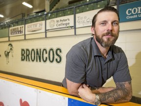 Nathan Oystrick was hired as the Humboldt Broncos' new coach and general manager in July.
