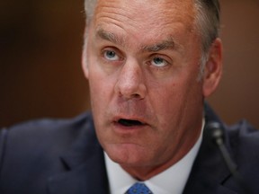 Interior Secretary Ryan Zinke has notified the White House that he intends to step down by the end of the year December 15, 2018.