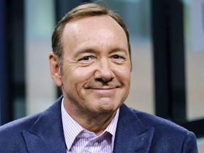 FILE - In this May 24, 2017 file photo, Kevin Spacey participates in the speaker series in New York. Lawyers for Spacey are asking a judge to excuse the actor from a Jan. 7, 2019 hearing in Nantucket, Mass. The 59-year-old Oscar winner is charged with felony indecent assault and battery. Prosecutors, who allege Spacey groped an 18-year-old man in a Nantucket restaurant in 2016, asked the judge to deny the motion.