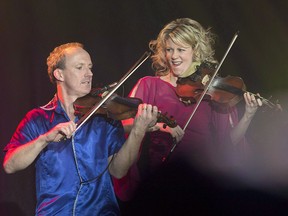 Natalie MacMaster and husband Donnell Leahy perform at the 2016 East Coast Music Awards Gala in Sydney, N.S., on Thursday, April 14, 2016. The married performers are bringing their seasonal show A Celtic Family Christmas to Toronto's Roy Thomson Hall on Thursday, when the event will be driven by a novel partnership between the venue and Amica Senior Lifestyles, which owns and operates 29 seniors residences in British Columbia, Alberta and Ontario.