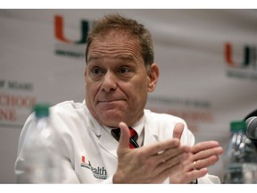 Dr. Michael Hoffer, of the University of Miami Miller School of Medicine, speaks during a news conference, Wednesday, Dec. 12, 2018, in Miami.