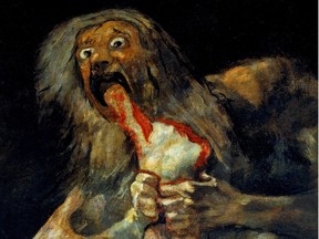 Detail from Francisco Goya's Saturn Devours His Son.