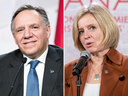 Equalization have not or have? Quebec Premier François Legault and Alberta Premier Rachel Notley at the First Ministers conference on Dec. 7, 2018 in Montreal.