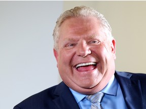 This photo neatly sums up Doug Ford's 2018.
