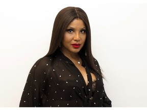 This Nov. 12, 2018 photo shows actress and singer Toni Braxton in New York. The 51-year-old singer, whose 1996 album "Secrets" has gone platinum, continues to create music but is trying a different artistic medium, acting.  She currently stars in "Every Day Is Christmas" on Lifetime, inspired by the Charles Dickens classic, "A Christmas Carol."