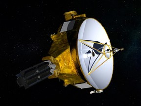 This illustration provided by NASA shows the New Horizons spacecraft.