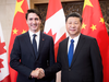 Prime Minister Justin Trudeau meets Chinese President Xi Jinping in Beijing, China on Dec. 5, 2017.