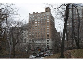 An apartment building owned by Kushner Companies overlooks Fifth Avenue and New York's Central Park, Friday, Dec. 14, 2018. A real estate investment firm founded by Jared Kushner is betting big on the Trump administration's Opportunity Zone tax breaks, but it's not interested in steering its investors to the most-downtrodden areas that the program seeks to revitalize.