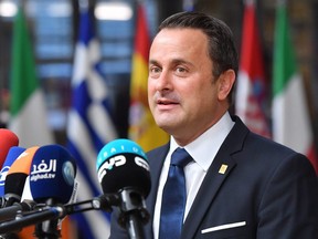 Luxembourg's Prime Minister Xavier Bettel.