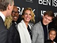 Peter Hedges, Courtney B. Vance, Julia Roberts, and Lucas Hedges.