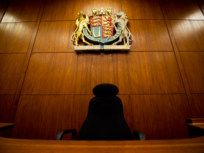 A Toronto courtroom.