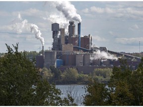 The Northern Pulp Nova Scotia Corporation mill is seen in Abercrombie, N.S. on Wednesday, Oct. 11, 2017. A Nova Scotia Supreme Court decision says the province must consult with a Mi'kmaq community about how public money is provided to a pulp mill that has sent its effluent into an estuary near the band for five decades.