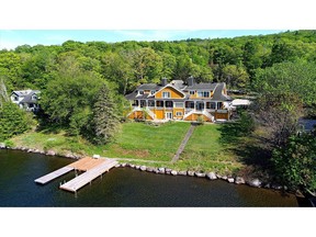 An aerial view of a century-old house in Lac-Beauport bought by hockey player Jonathan Audy-Marchessault, of the Las Vegas Golden Knights at a cost of $ 2-million.