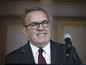 Acting EPA Administrator Andrew Wheeler announces that new coal plants no longer have to meet planned, tougher, Obama era emissions standards, during a news conference at the EPA Headquarters in Washington, Thursday, Dec. 6, 2018.