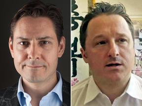 Michael Kovrig, left, and Michael Spavor are the two Canadians detained by Chinese authorities, following the arrest of Huawei executive Meng Wanzhou in Canada, have been formally arrested.