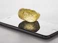 The 552-carat yellow diamond was found at the Diavik mine in the Northwest Territories.